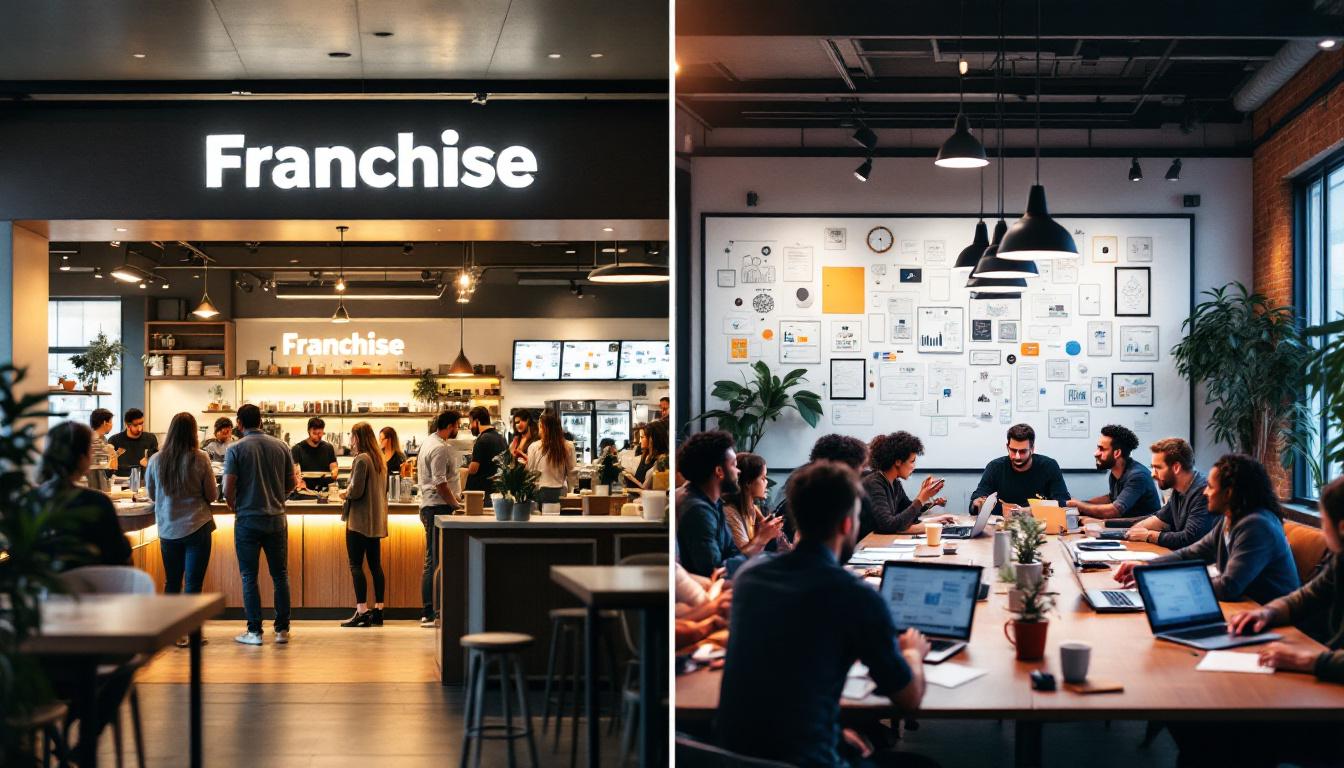Franchise vs startup : quelle option choisir pour votre projet