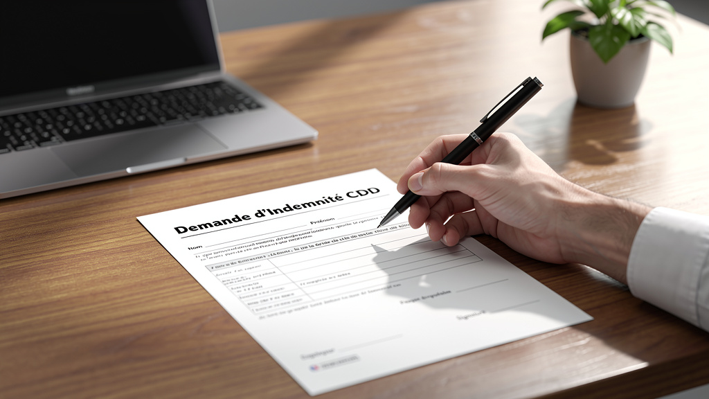 Indemnité fin de contrat CDD : processus de demande expliqué